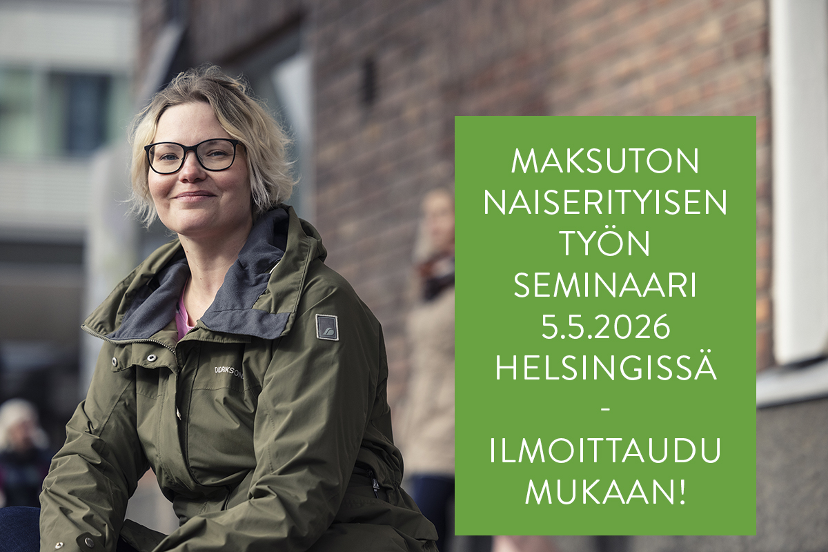 Naiserityisen työn seminaari Helsingissä 5.5.2026