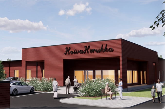Havainnekuva hoivakoti Herukasta